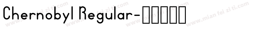 Chernobyl Regular字体转换
